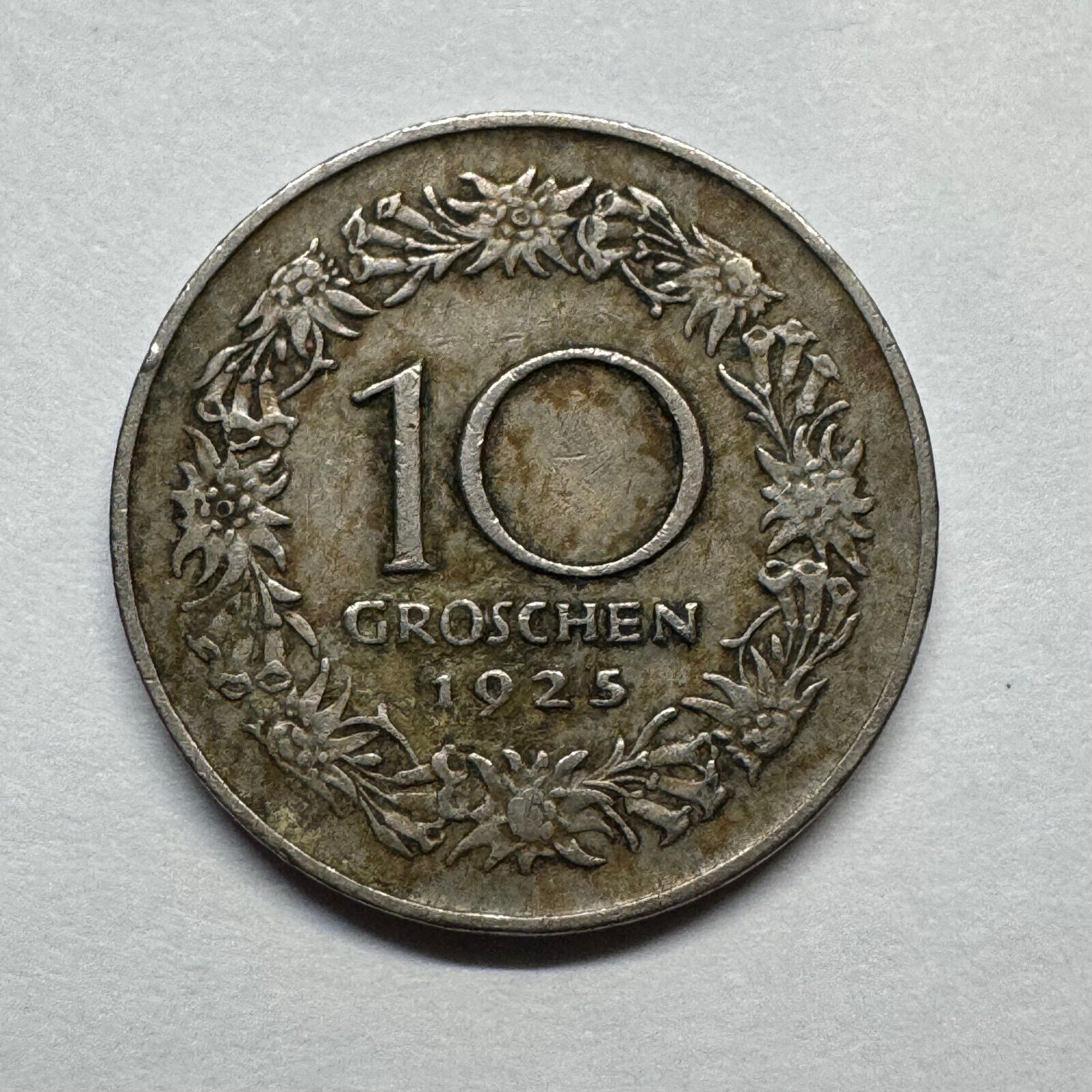 1925 Austria 10 Groschen - Beautiful Coin - #B-020