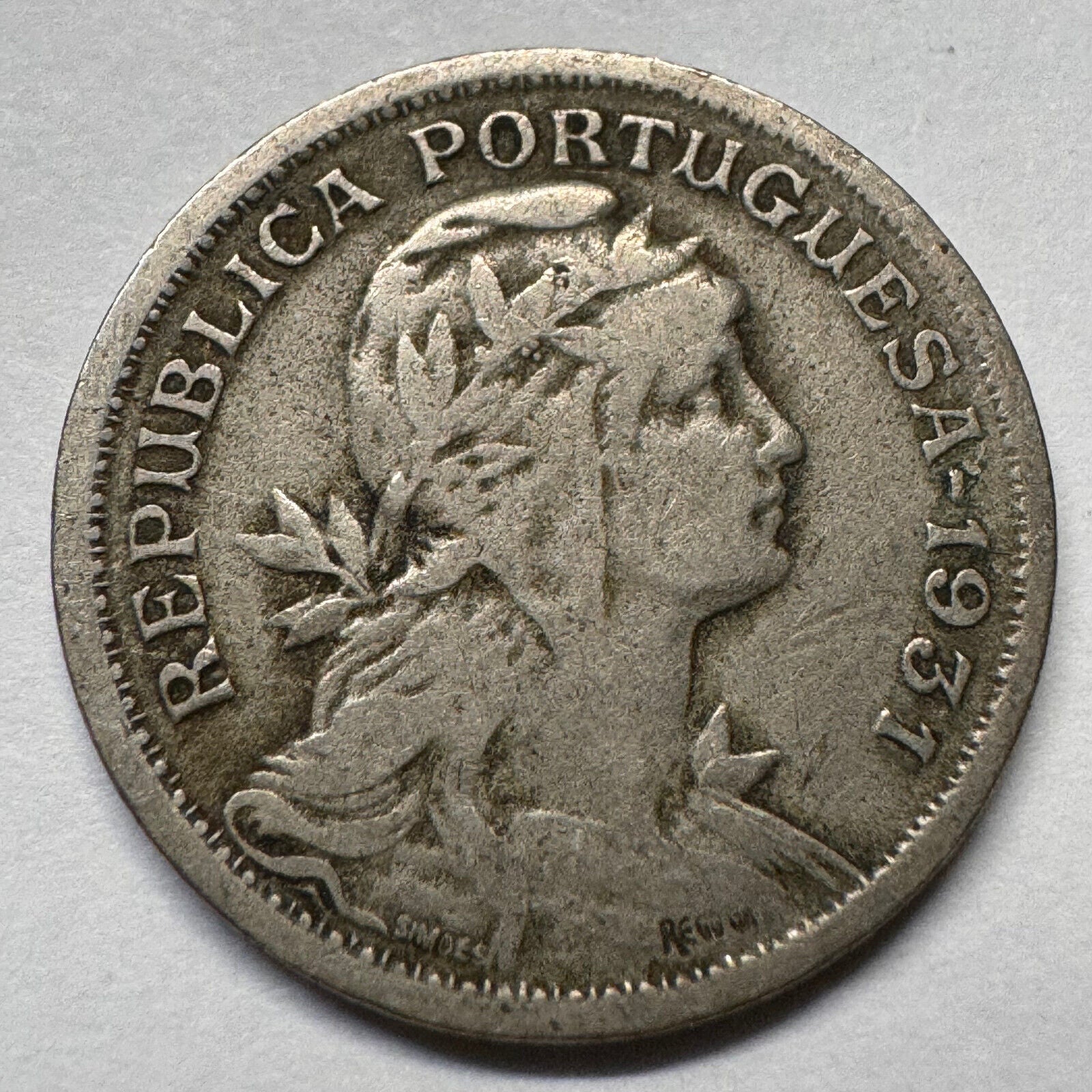 1931 Portugal 50 Centavos - Beautiful Coin - #A-055