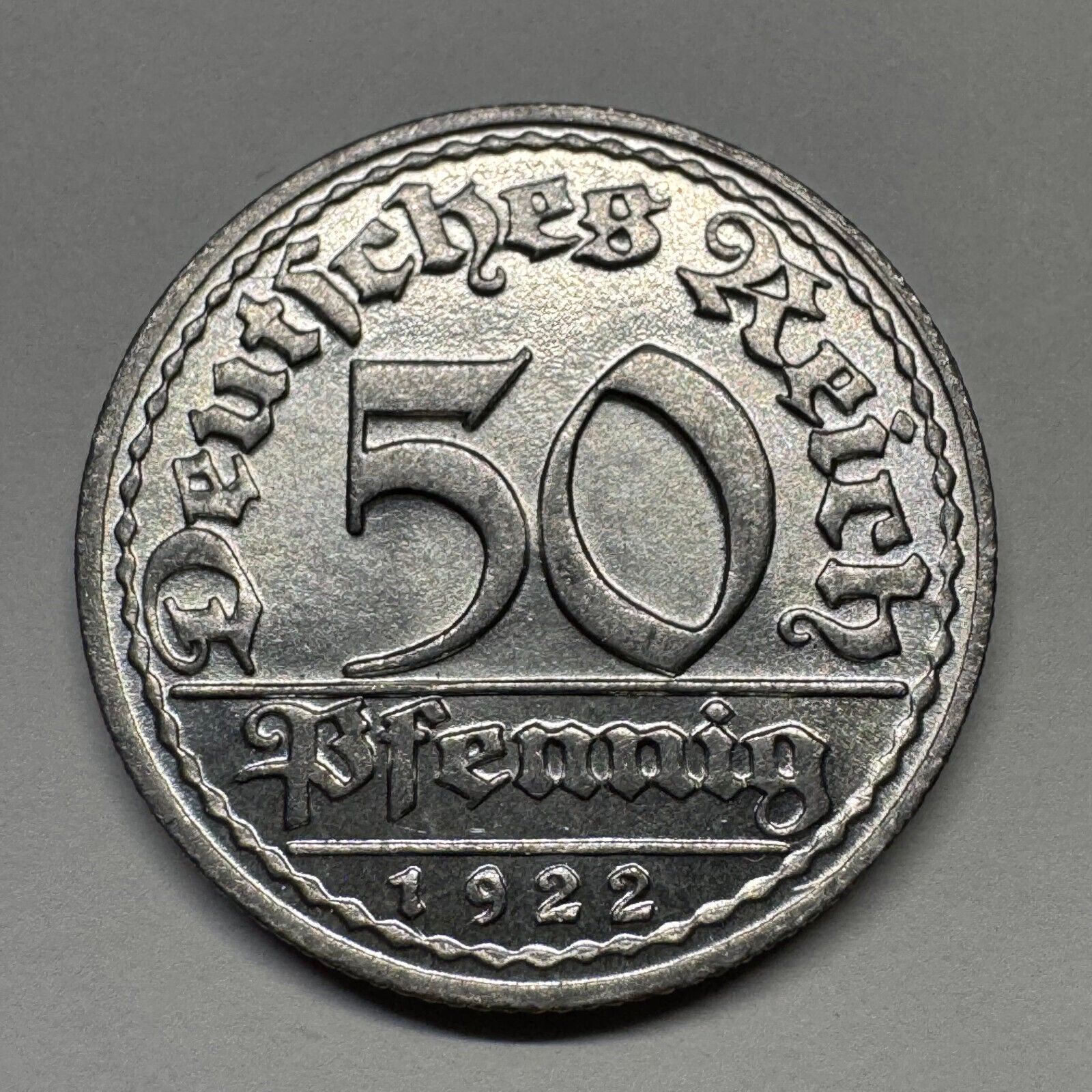 1922 Germany 50 Pfennig - Beautiful Coin - #B-055