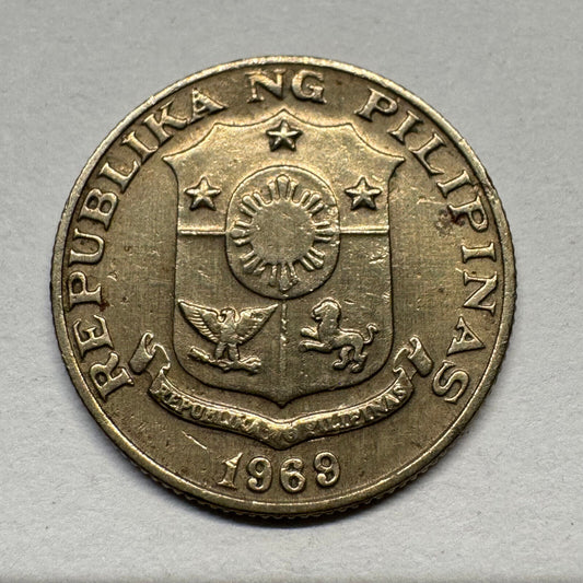 1969 Philippines 10 Sentimos - Beautiful Coin - #B-043