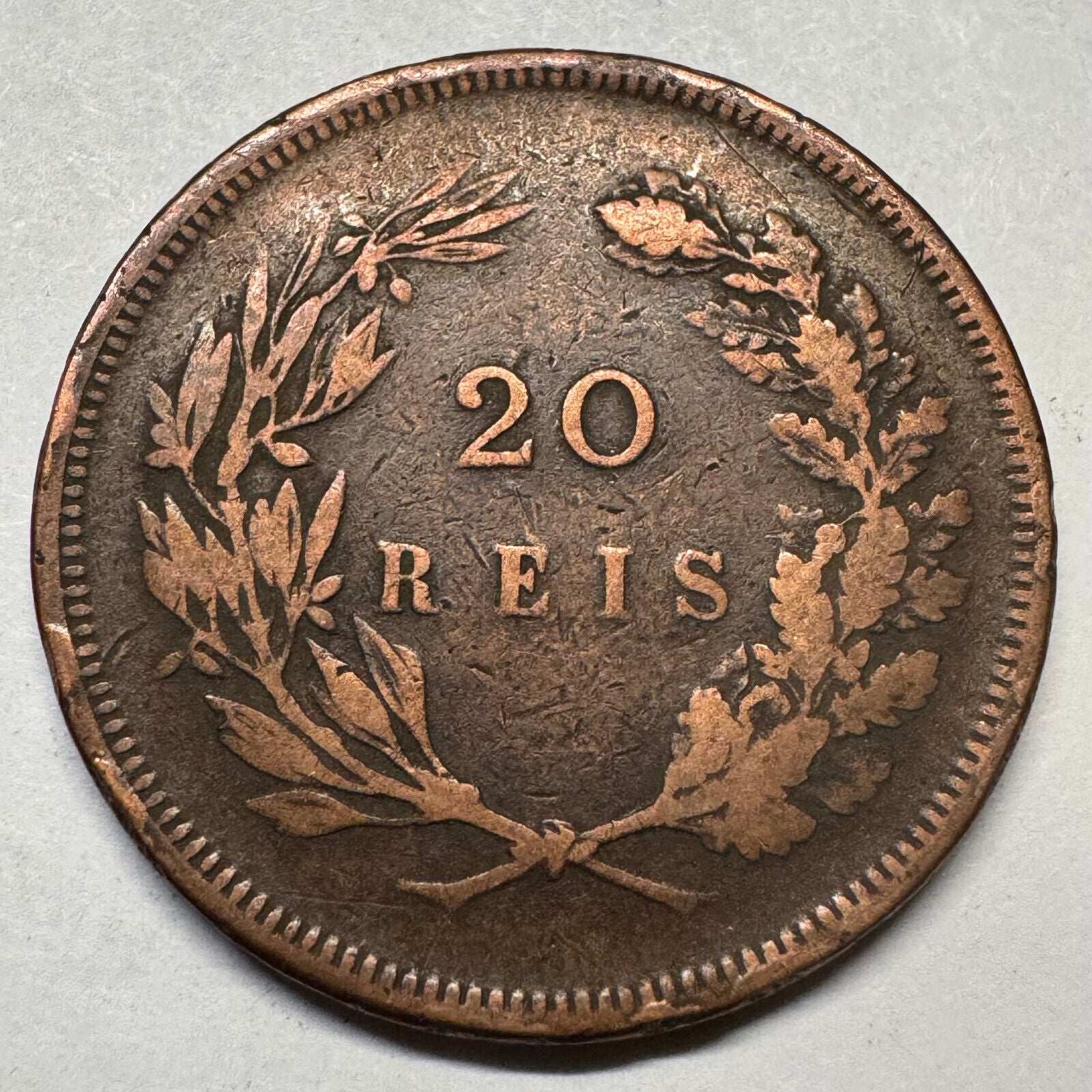 1892 Portugal 20 Reis - Beautiful Coin - #A-058