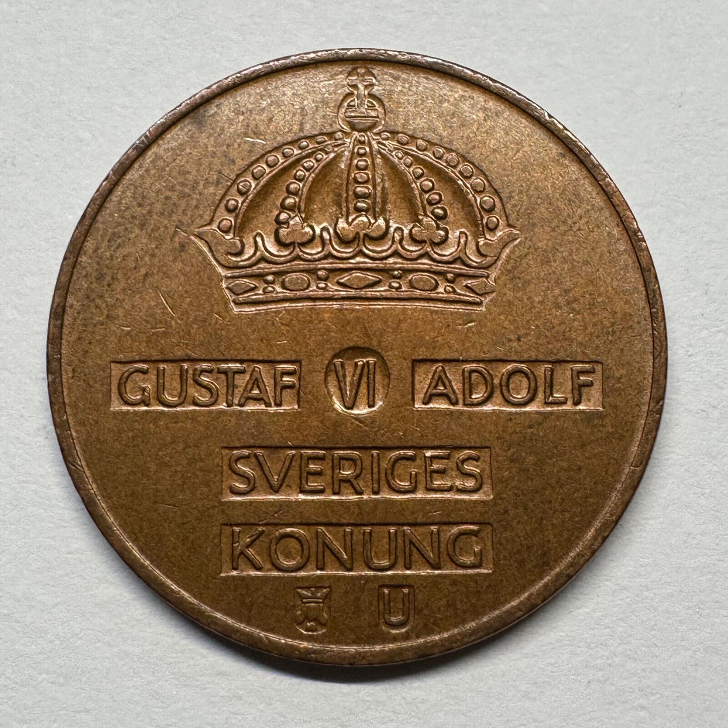 1967 Sweden 5 Ore - Beautiful Coin - #B-057