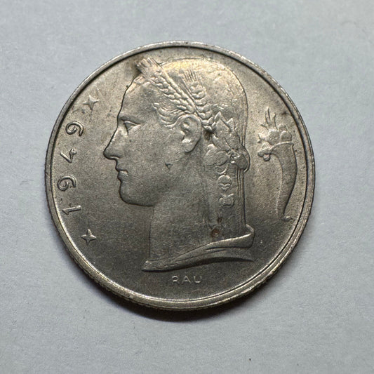 1949 Belgium 5 Francs - Beautiful Coin - #B-003