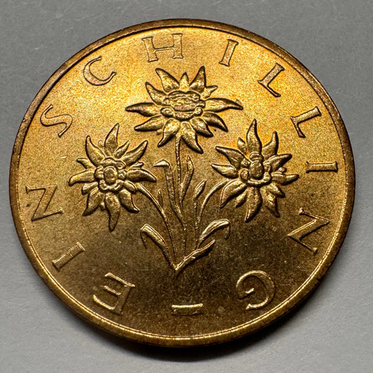 1991 Austria 1 Schilling - Beautiful Coin - #A-064