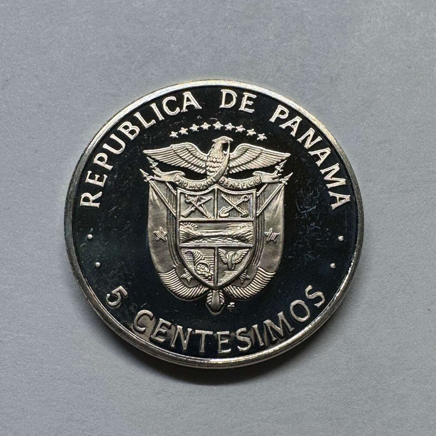 1975 Panama 5 Centesimos - Carlos Finlay - Beautiful Coin - #B-033