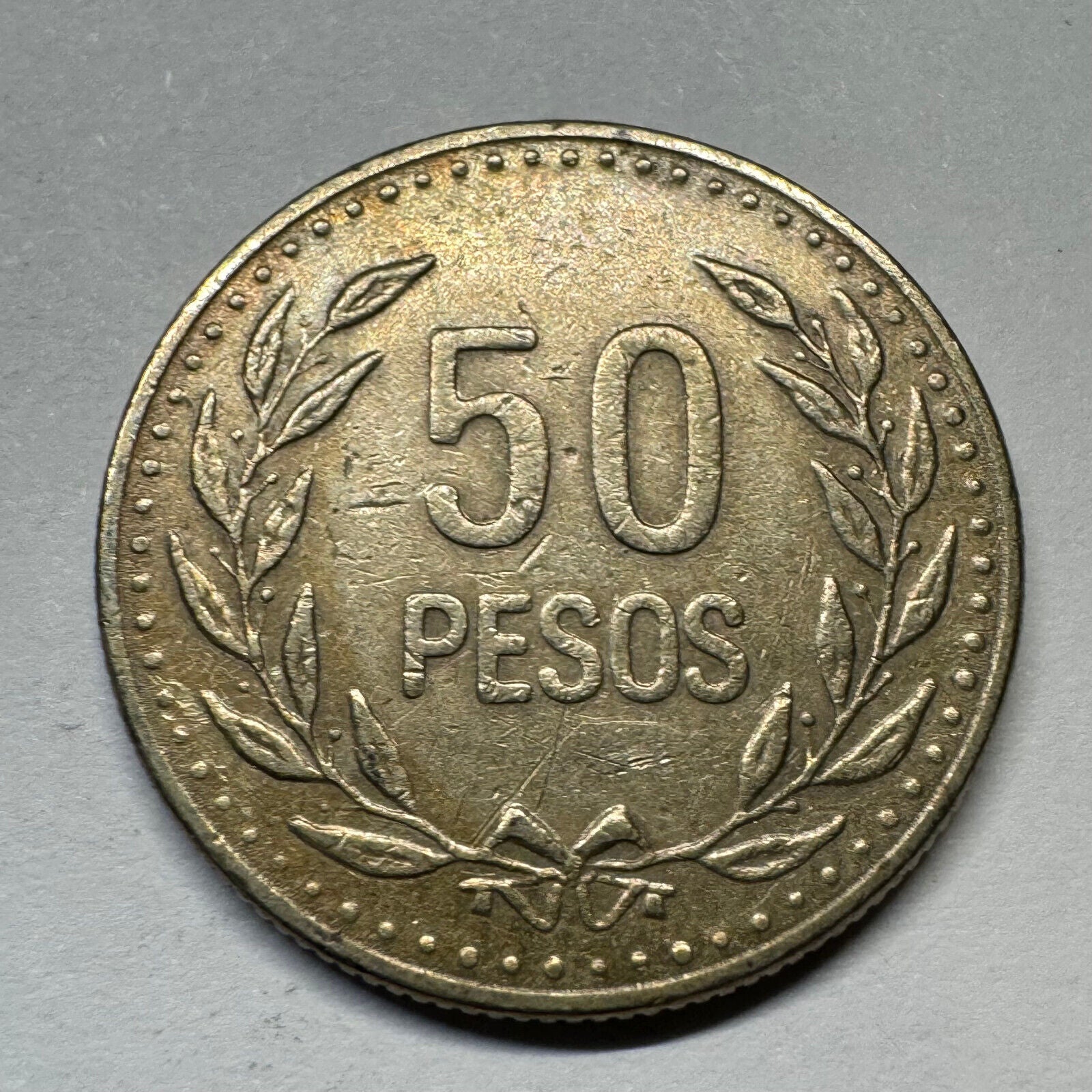 1991 Colombia 50 Pesos - Beautiful Coin - #A-011