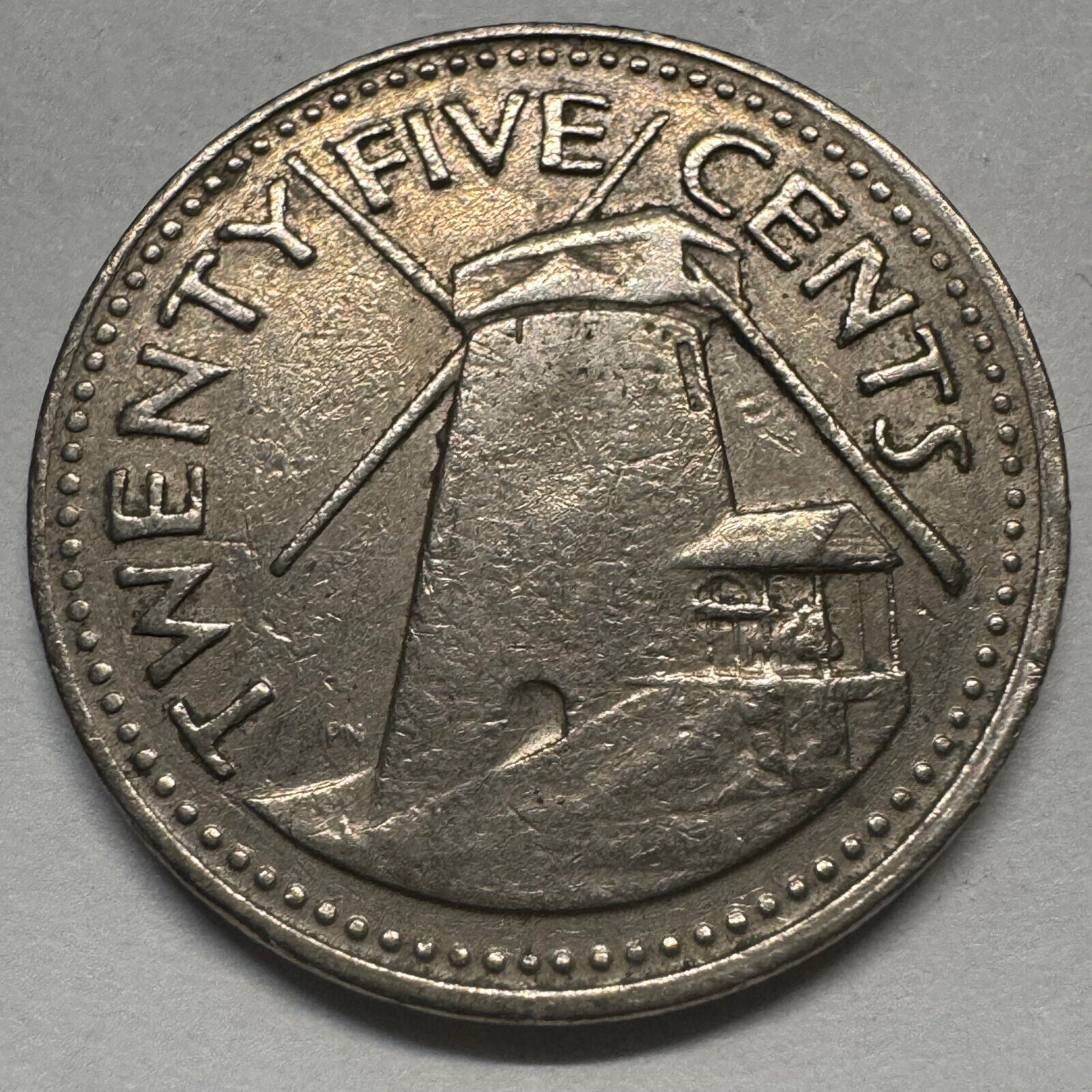 1973 Barbados 25 Cents - Beautiful Coin - #A-080