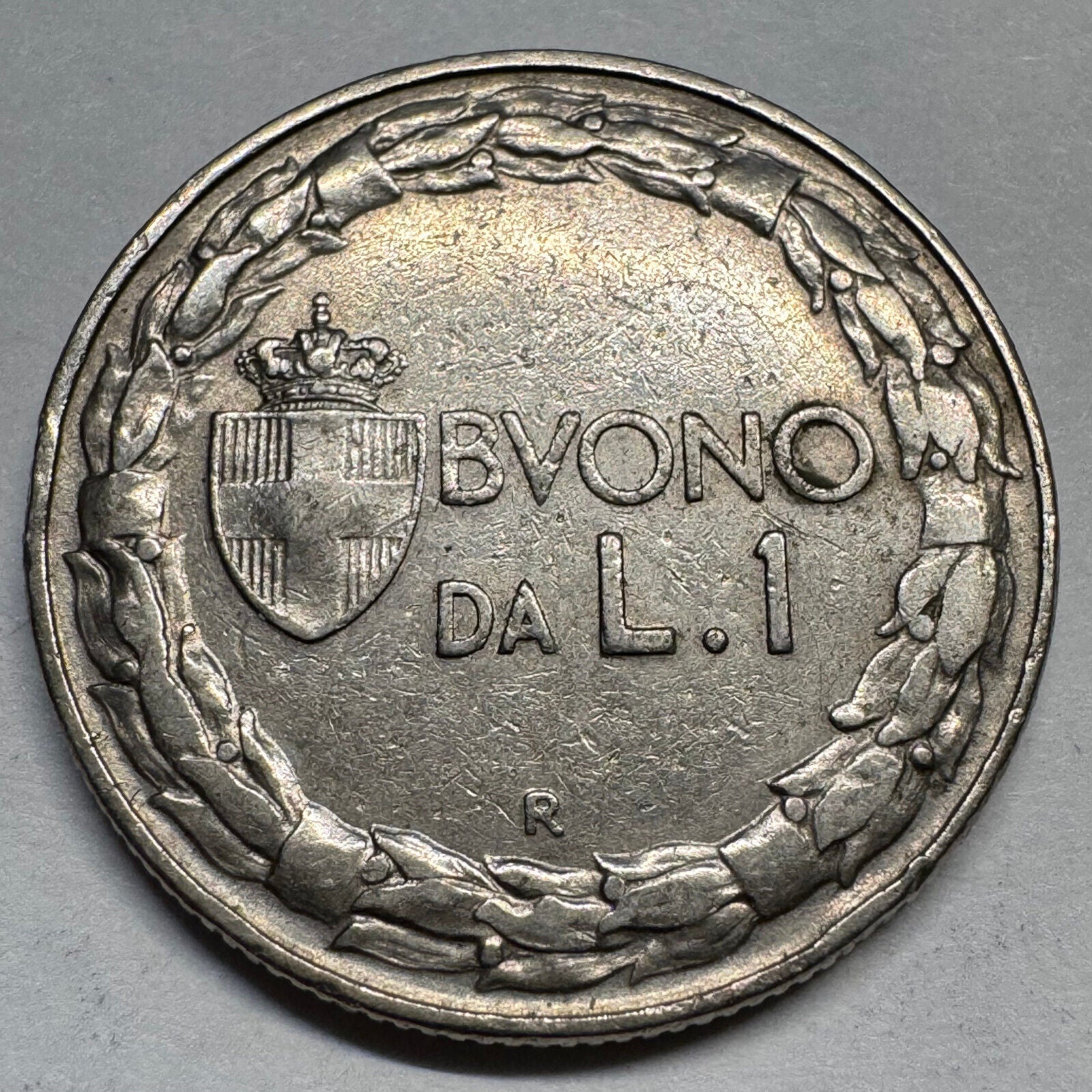 1924 Italy 1 Lira - Beautiful Coin - #A-076