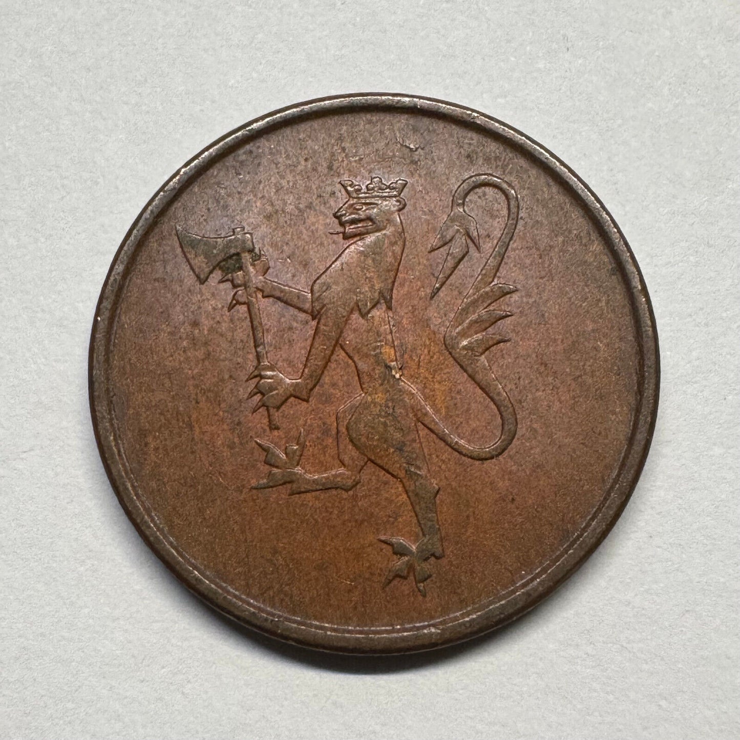 1975 Norway 5 Ore - Beautiful Coin - #B-056