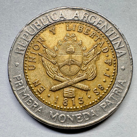 1995 Argentina 1 Peso - Beautiful Coin - #A-019