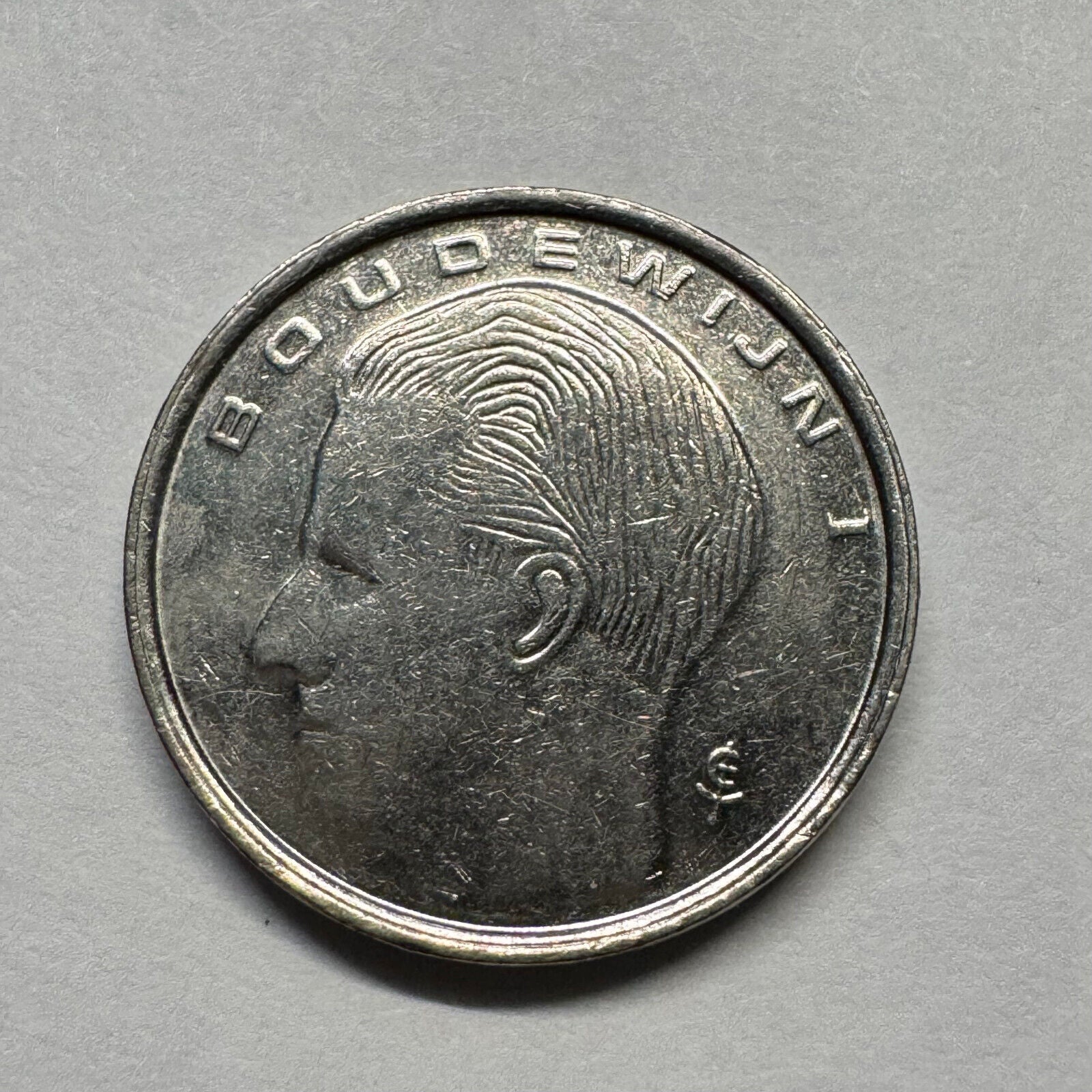 1991 Belgium 1 Franc - Beautiful Coin - #B-018