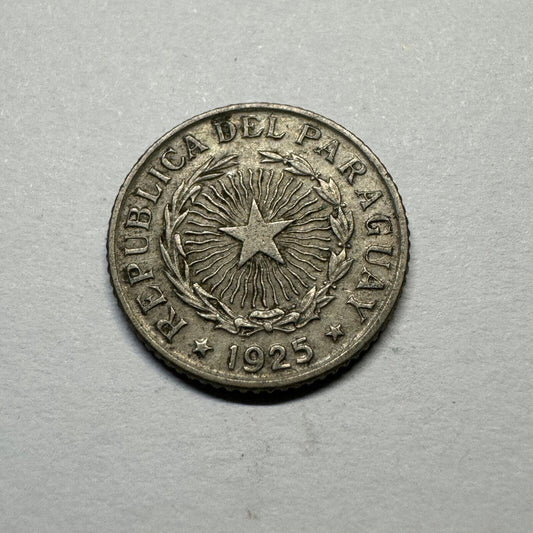 1925 Paraguay 50 Centavos - Beautiful Coin - #A-002