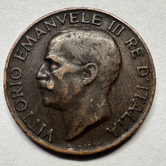 1930 Italy 5 Centesimi - Beautiful Coin - #A-087
