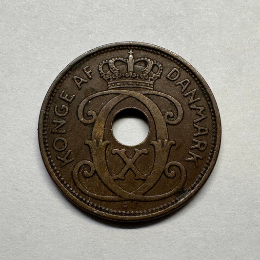1939 Denmark 2 Ore - Beautiful Coin - #B-033