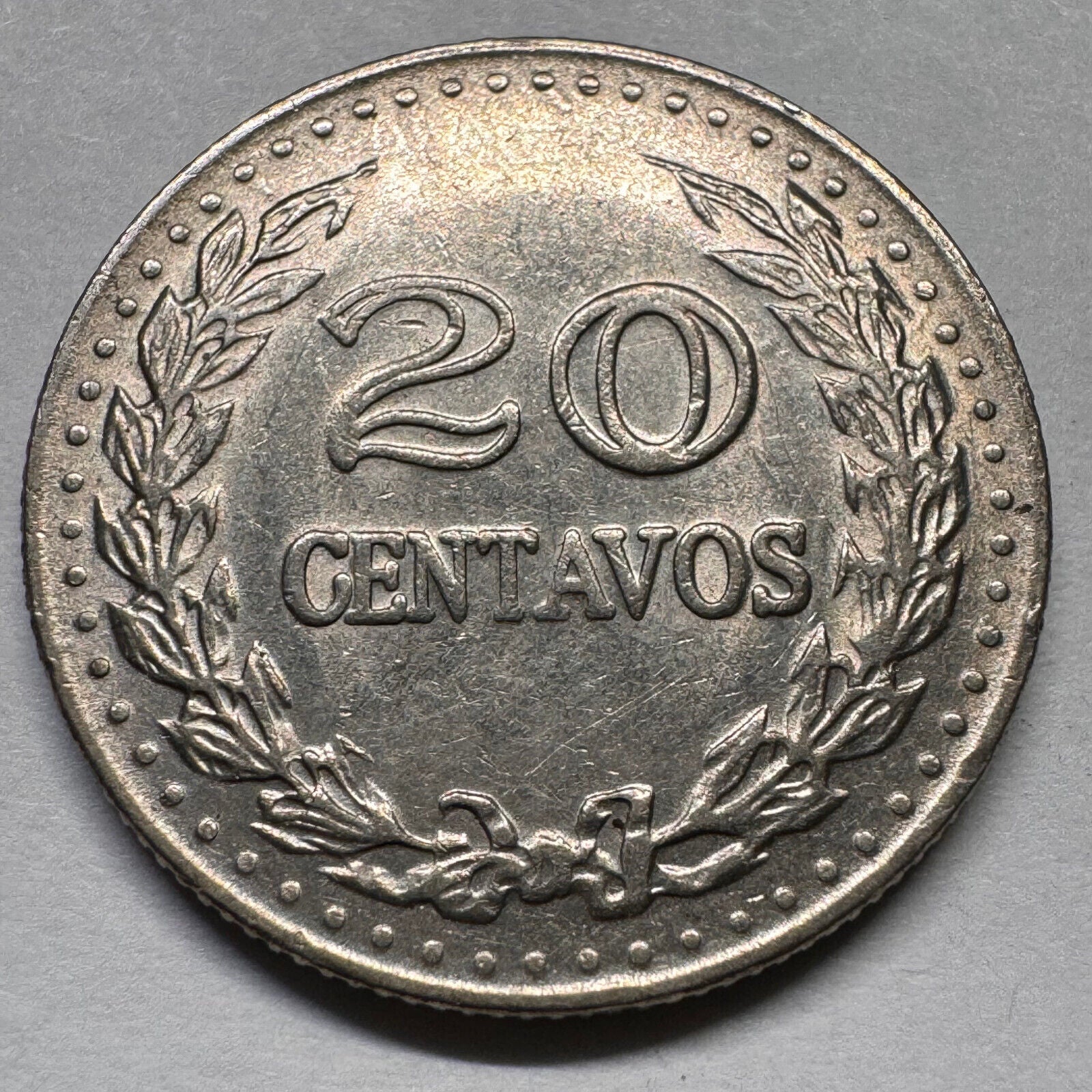 1974 Colombia 20 Centavos - Beautiful Coin - #A-055