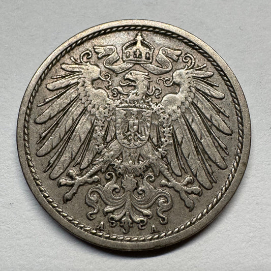 1911 Germany 10 Pfennig - Beautiful Coin - #B-056