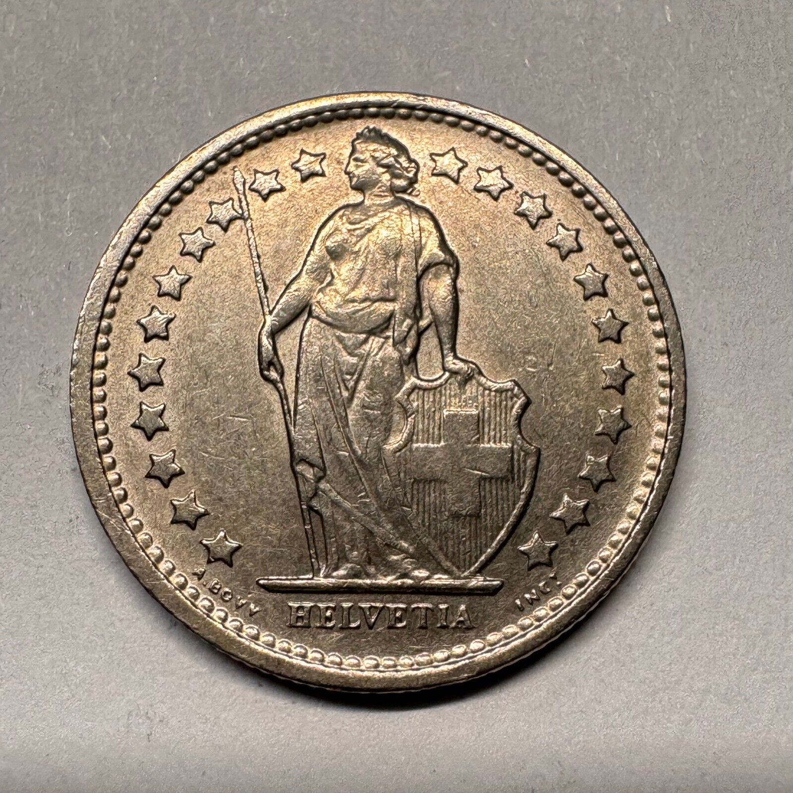 1968 Switzerland 1/2 Half Francs - Beautiful Coin - #A-022
