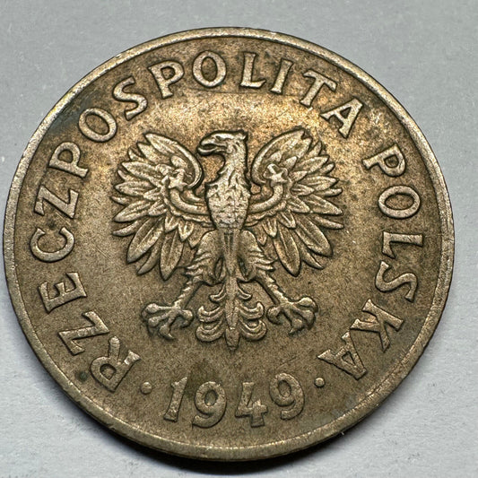 1949 Poland 50 Groszy - Beautiful Coin - #A-011