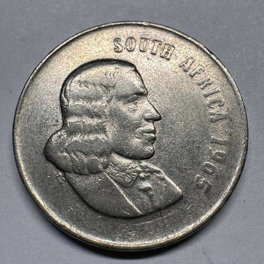 1965 South Africa 20 Cents - Beautiful Coin - #A-049