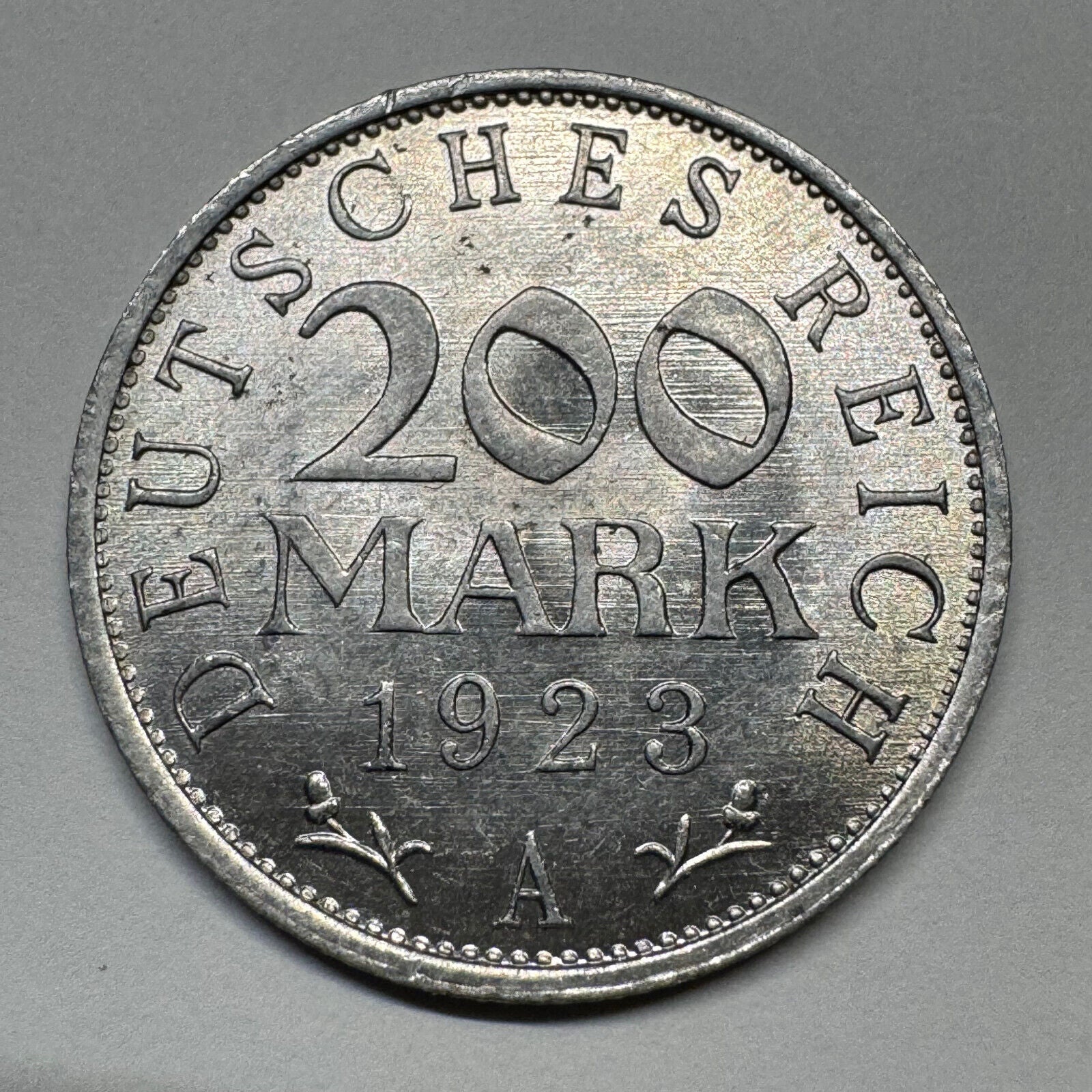 1923 Germany 200 Mark - Beautiful Coin - #B-051