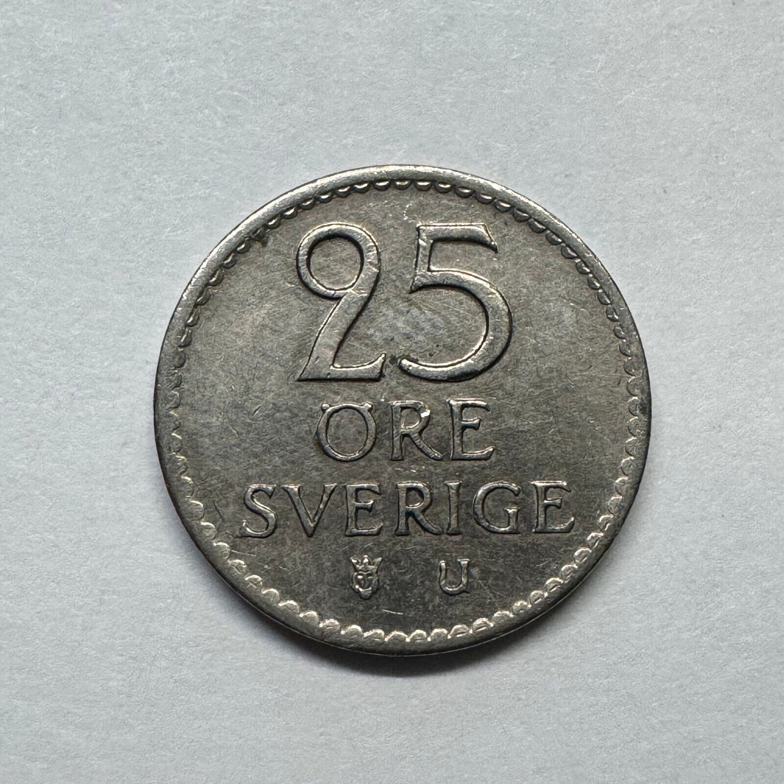 1970 Sweden 25 Ore - Beautiful Coin - #B-015