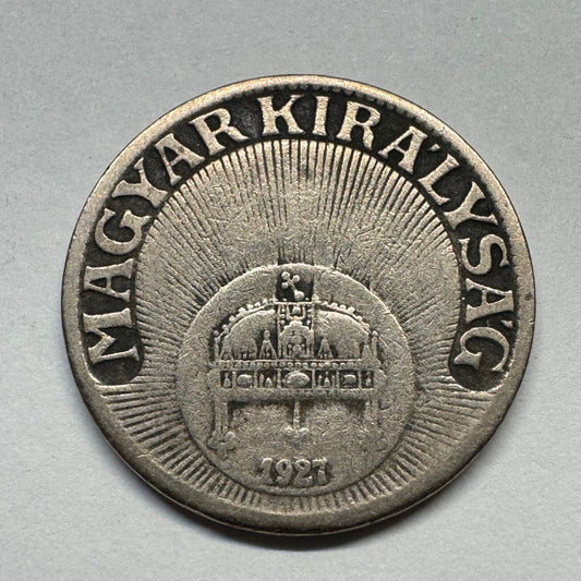 1927 Hungary 10 Filler - Beautiful Coin - #B-055