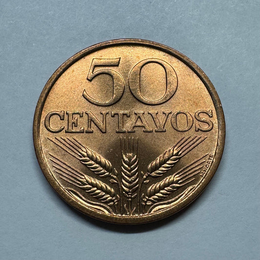 1978 Portugal 50 Centavos - Beautiful Coin - #B-021