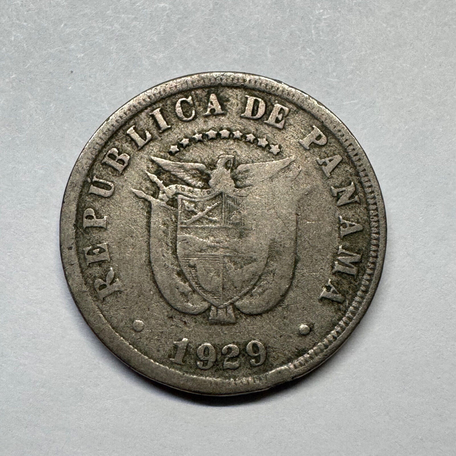 1929 Panama 5 Centesimos - Beautiful Coin - #B-035
