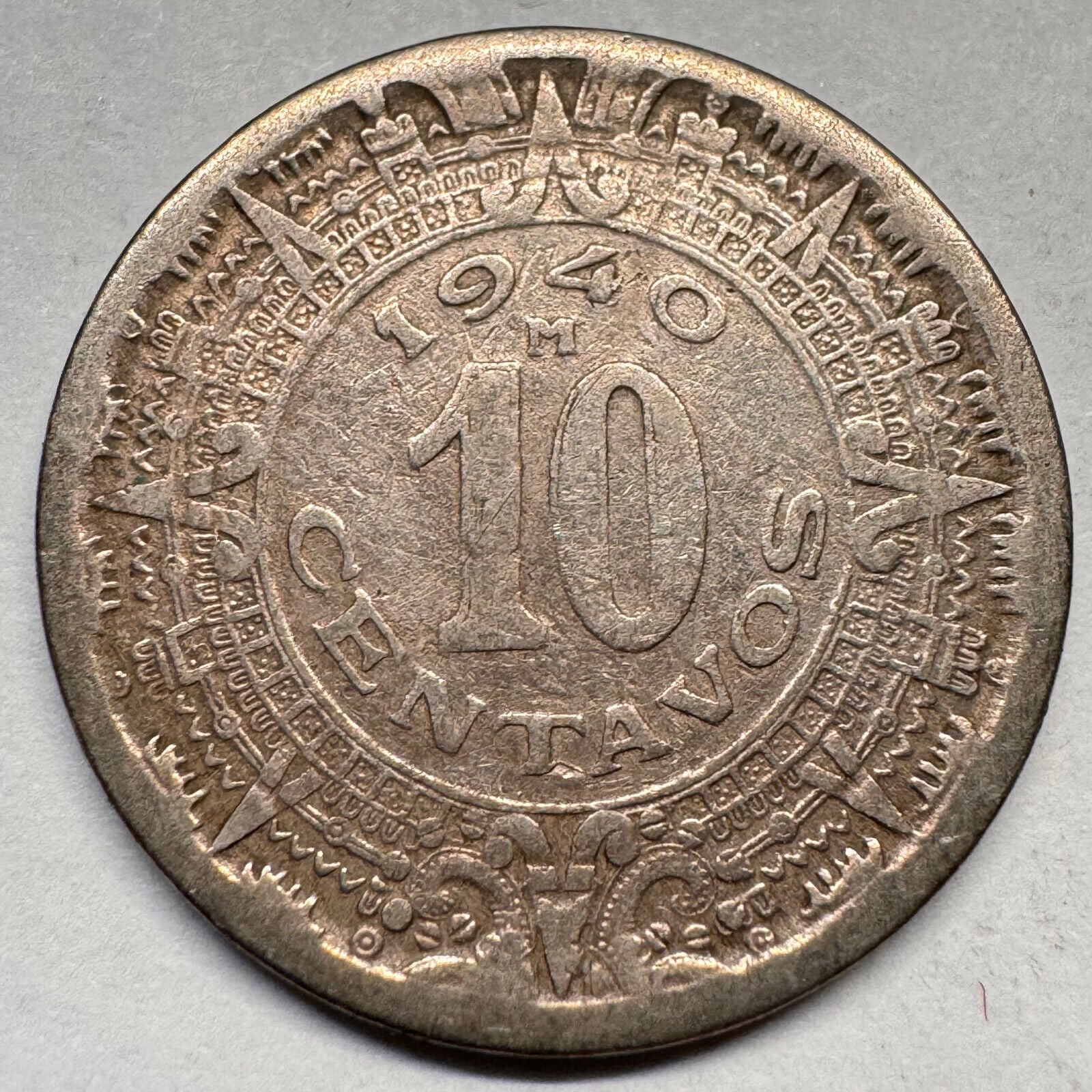 1940 Mexico 10 Centavos - Beautiful Coin - #A-023