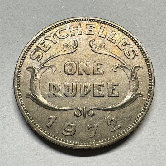Seychelles 1972 1 Rupee - Beautiful Coin - #A-003