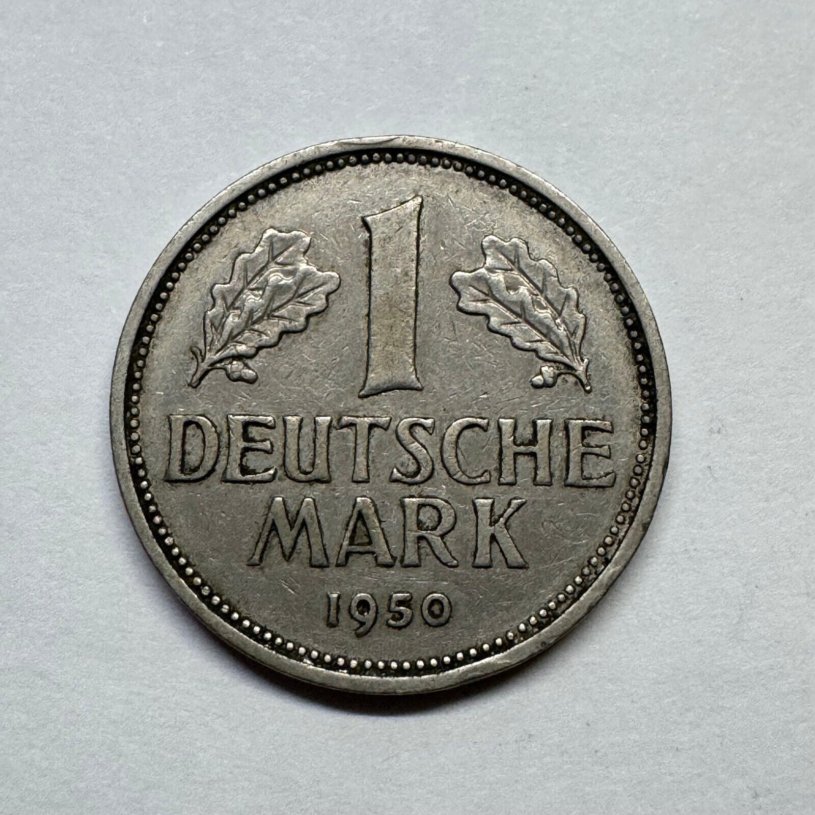 1950 Germany 1 Mark - Beautiful Coin - #B-008