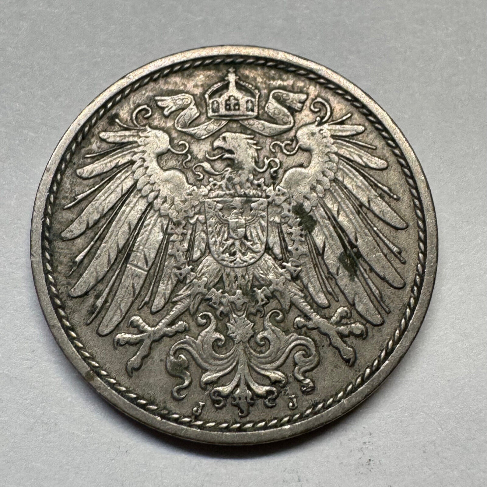 1912 Germany 10 Pfennig - Beautiful Coin - #A-093
