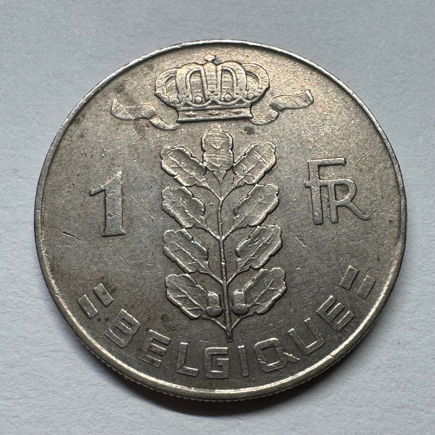 1950 Belgium 1 Franc - Beautiful Coin - #B-058