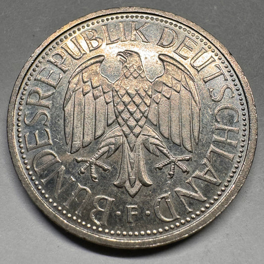 1994 Germany 1 Mark - F - Beautiful Coin - #A-049