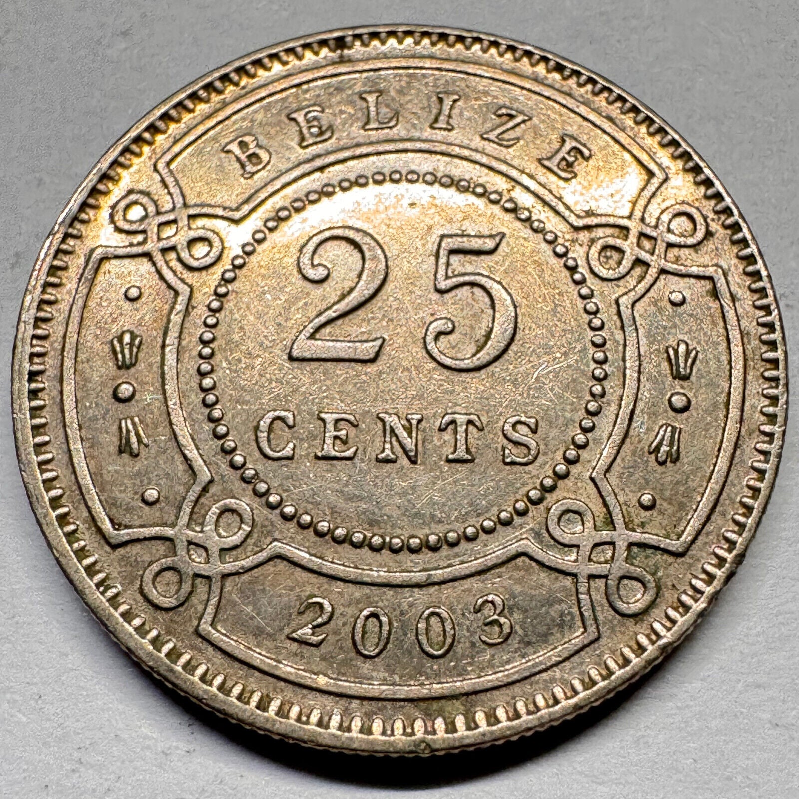 2003 Belize 25 Cents - Beautiful Coin - #A-020