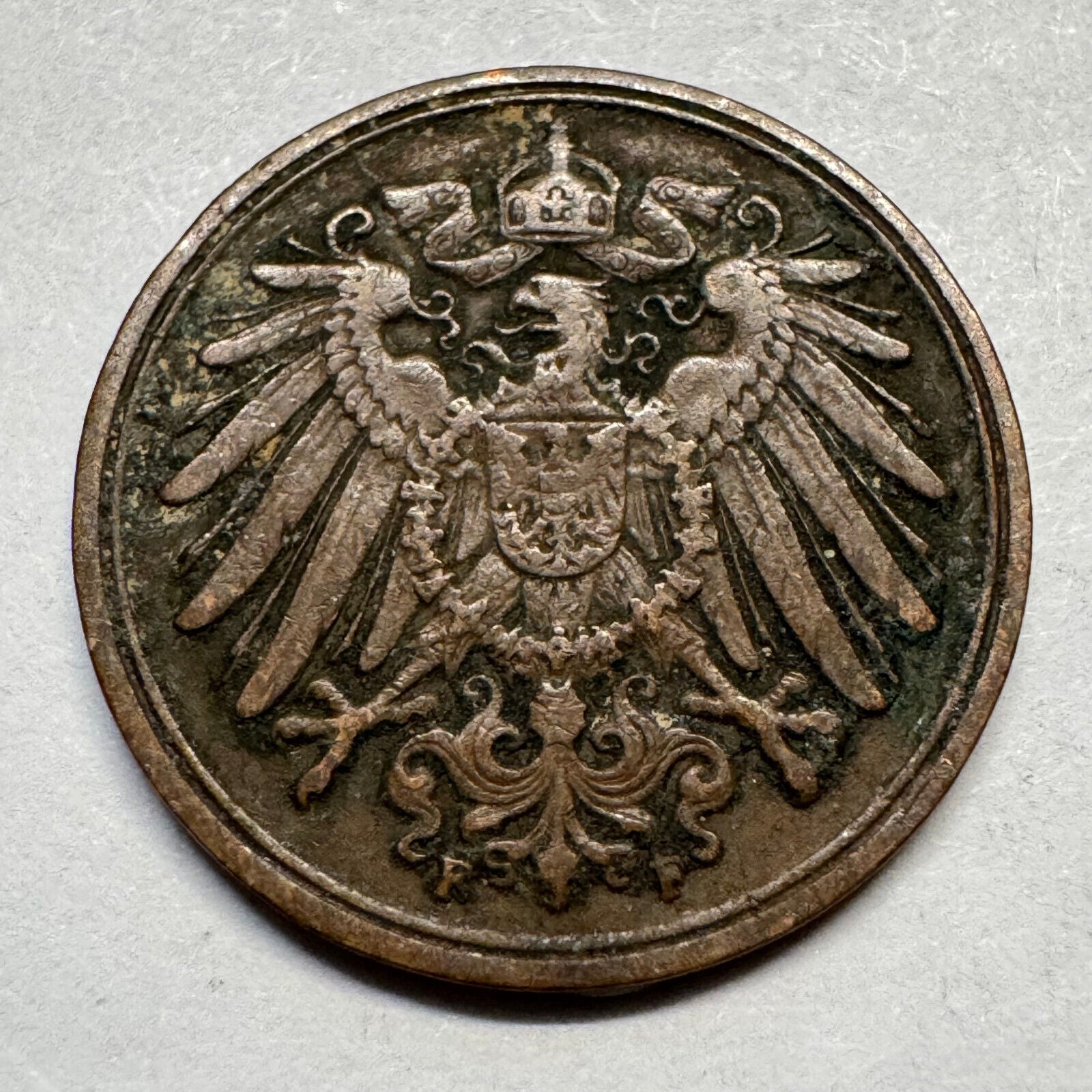 1913 Germany 1 Pfennig - Beautiful Coin - #A-085