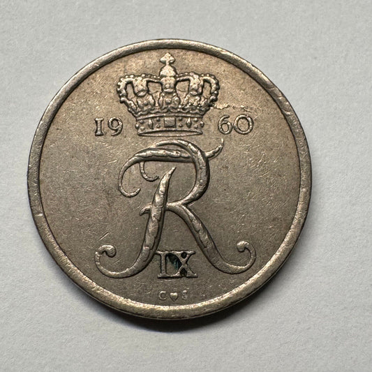 1960 Denmark 10 Ore - Beautiful Coin - #B-055