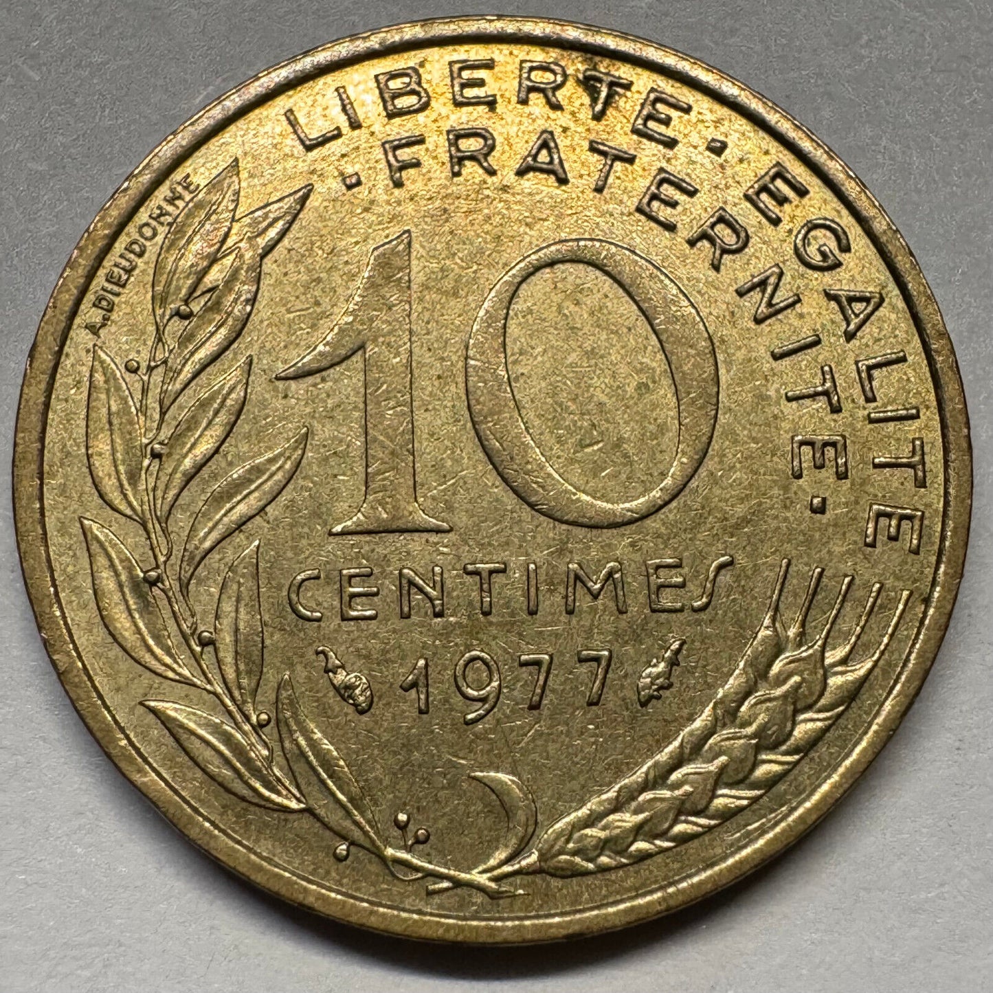 1977 France 10 Centimes - Beautiful Coin - #A-082