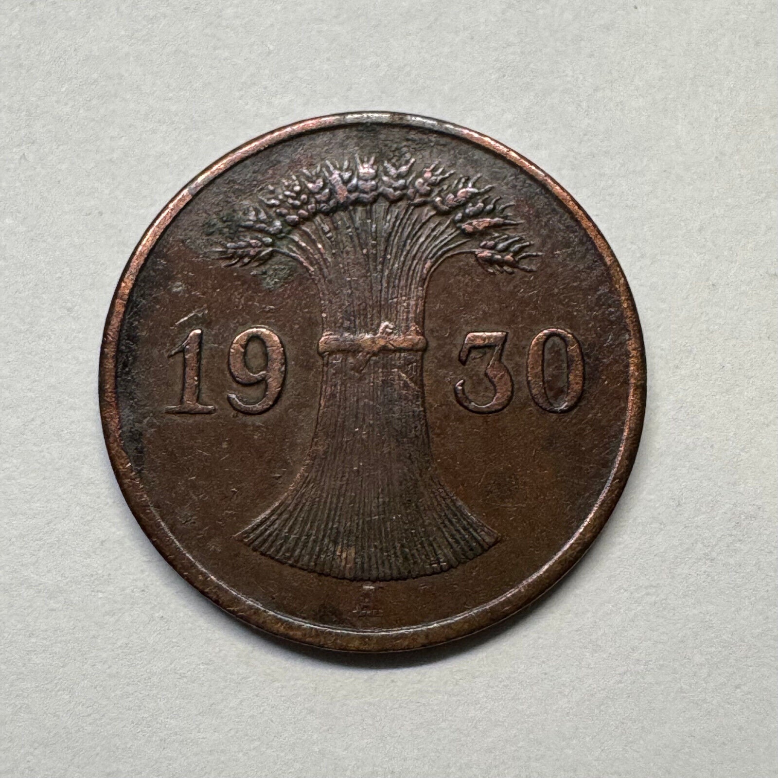 1930 Germany 1 Reichspfennig - Beautiful Coin - #B-039