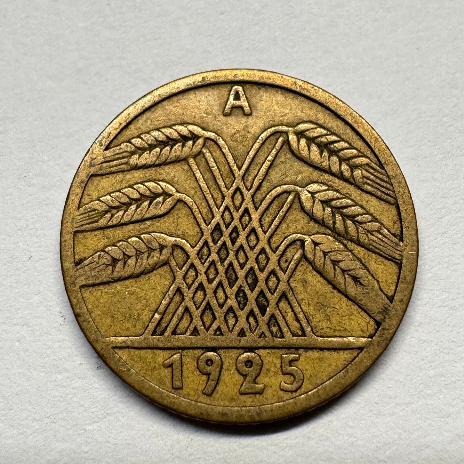 1925 Germany 5 Reichspfennig - Beautiful Coin - #B-056