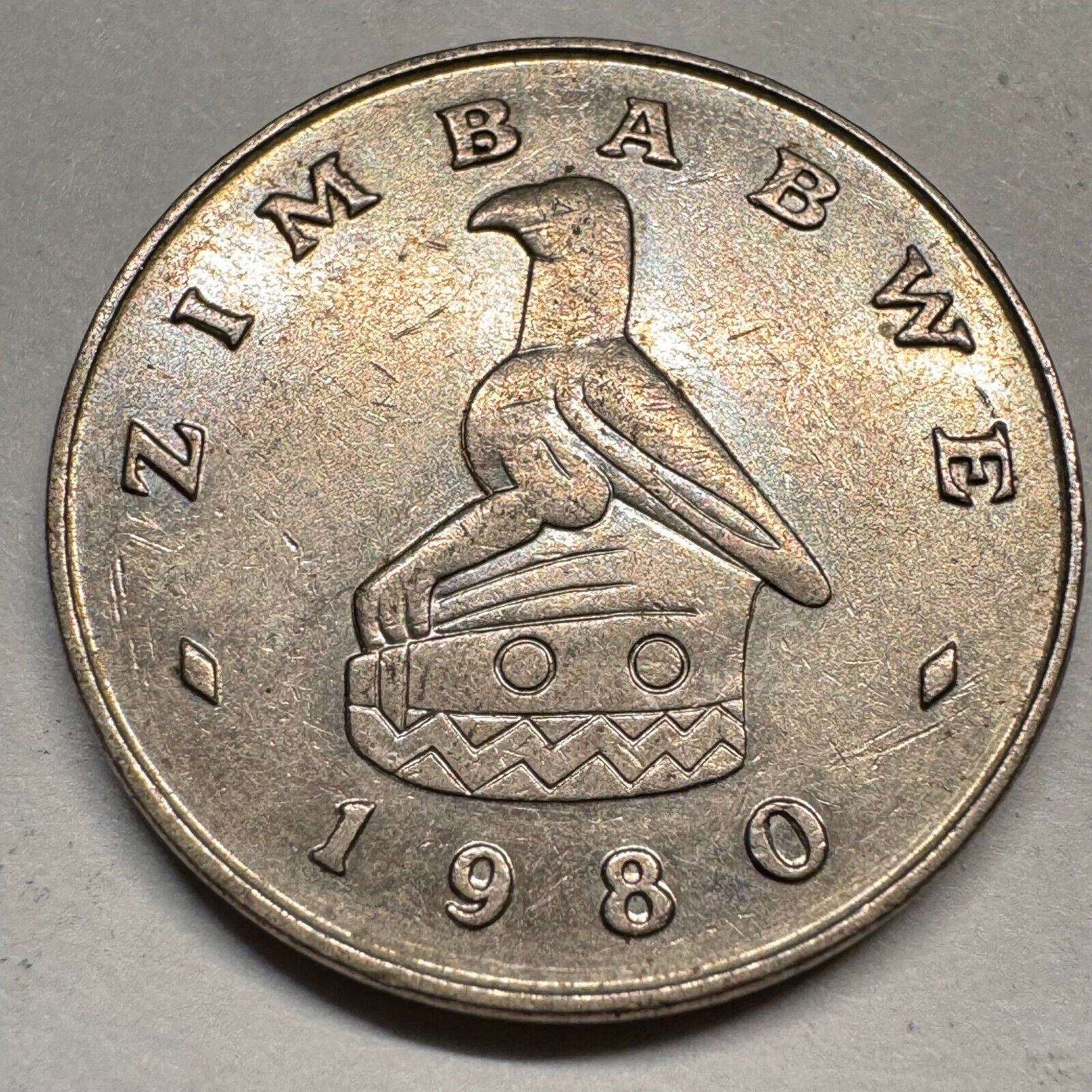 1980 Zimbabwe 20 Cents - Beautiful Coin - #A-045