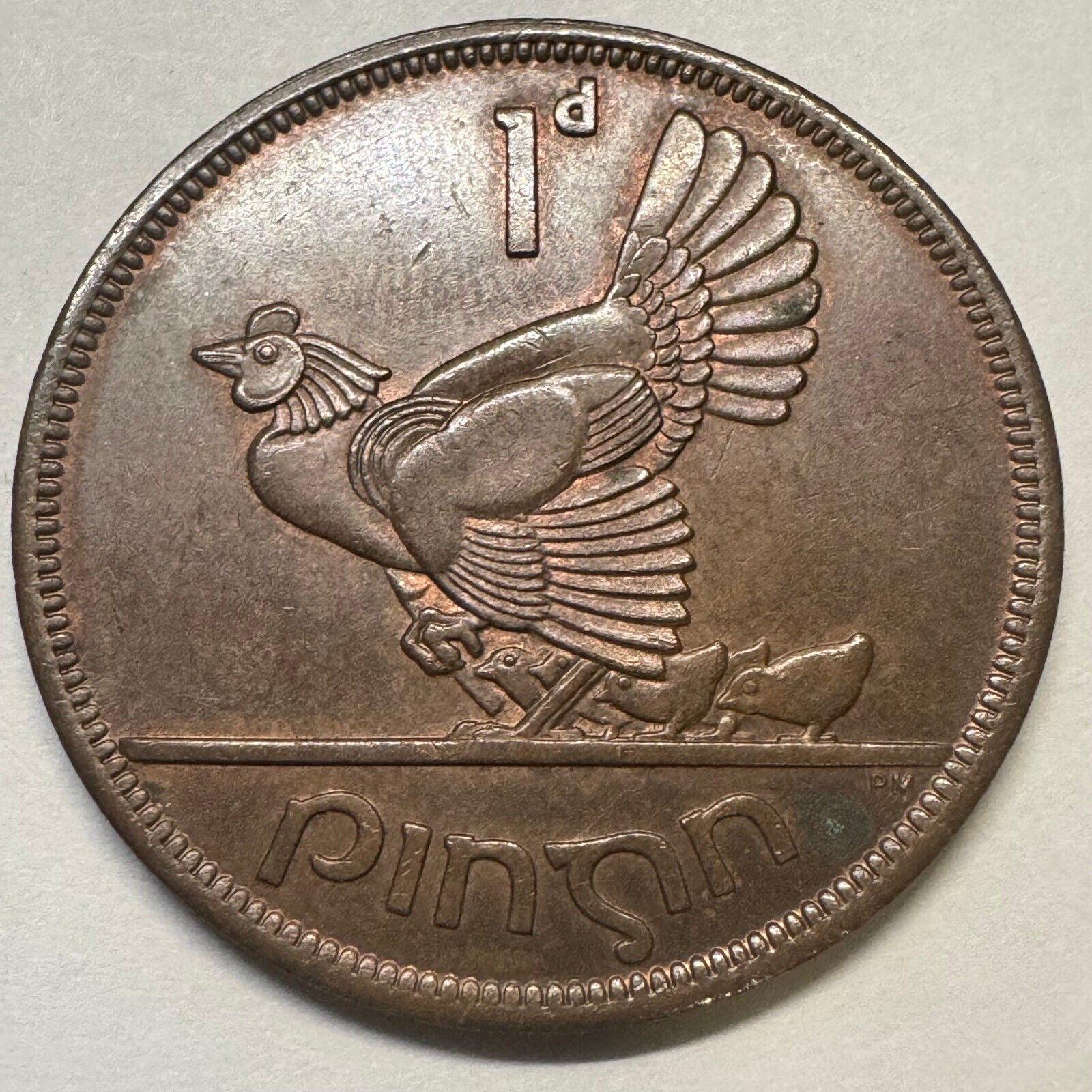 1966 Ireland 1 Penny - Beautiful Coin - #A-080