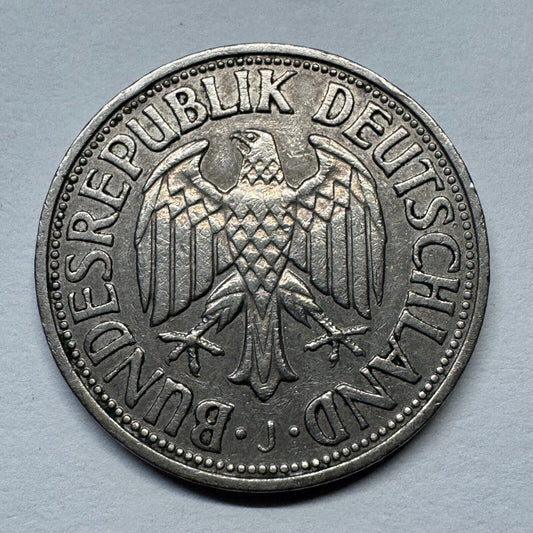 1956 Germany 1 Mark - Beautiful Coin - #B-053