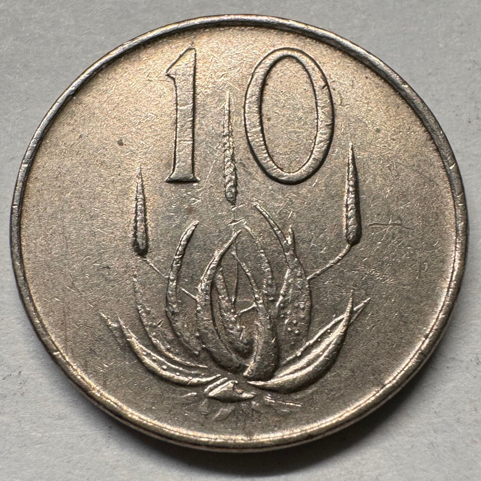 1966 South Africa 10 Cents - Beautiful Coin - #A-055
