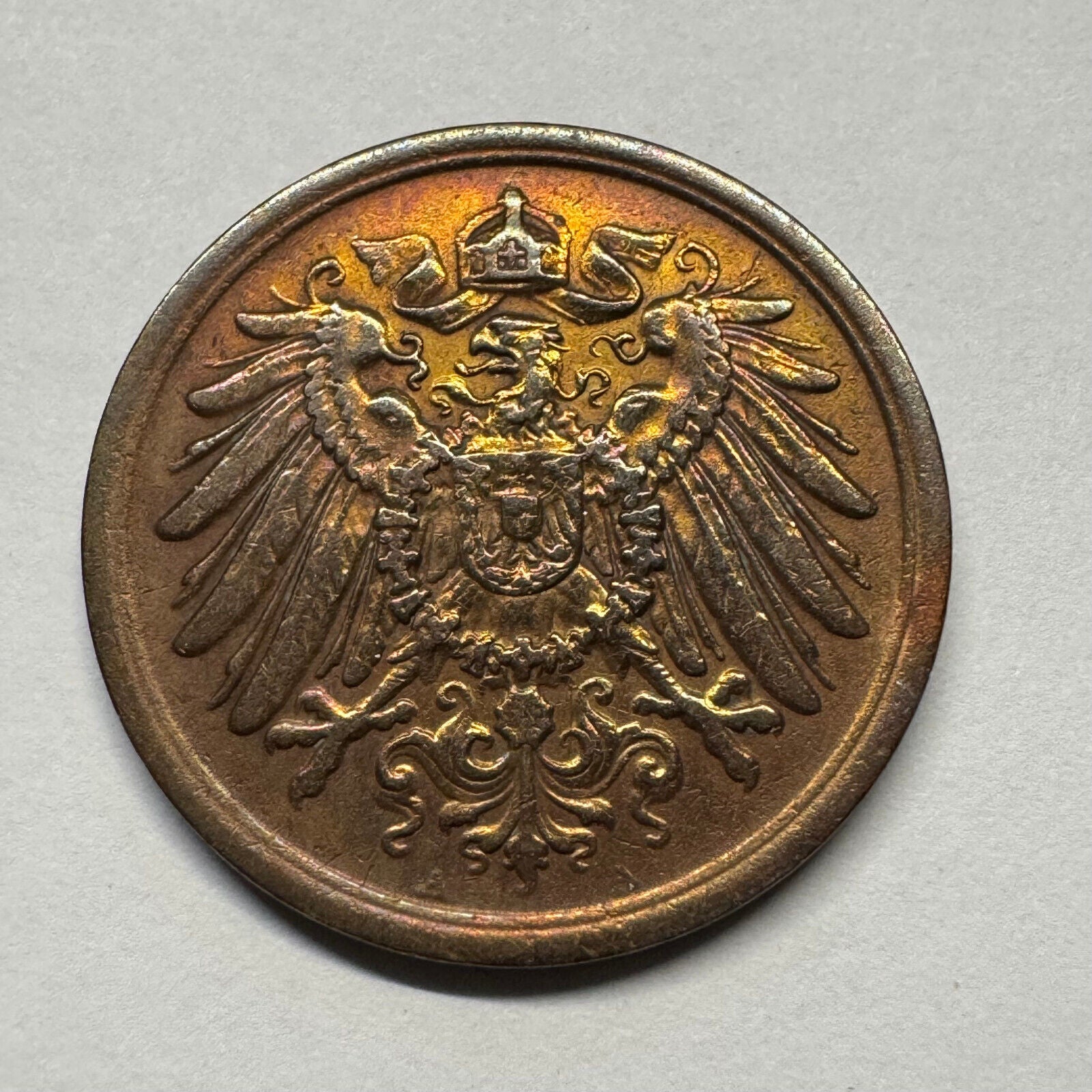 1915 Germany 2 Pfennig - Beautiful Coin - #B-056