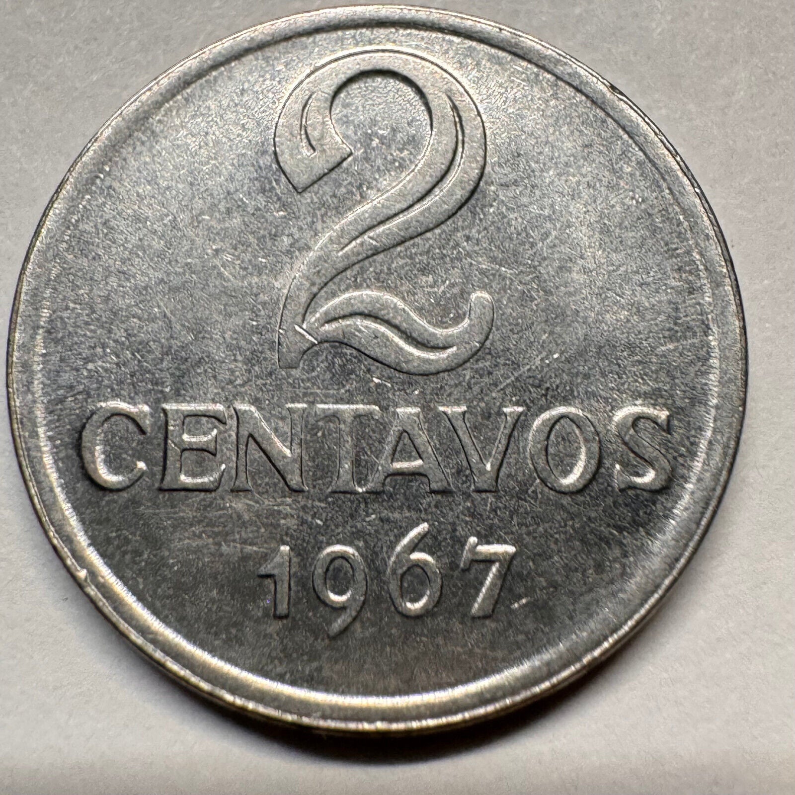 1967 Brazil 2 Centavos - Beautiful Coin - #A-027