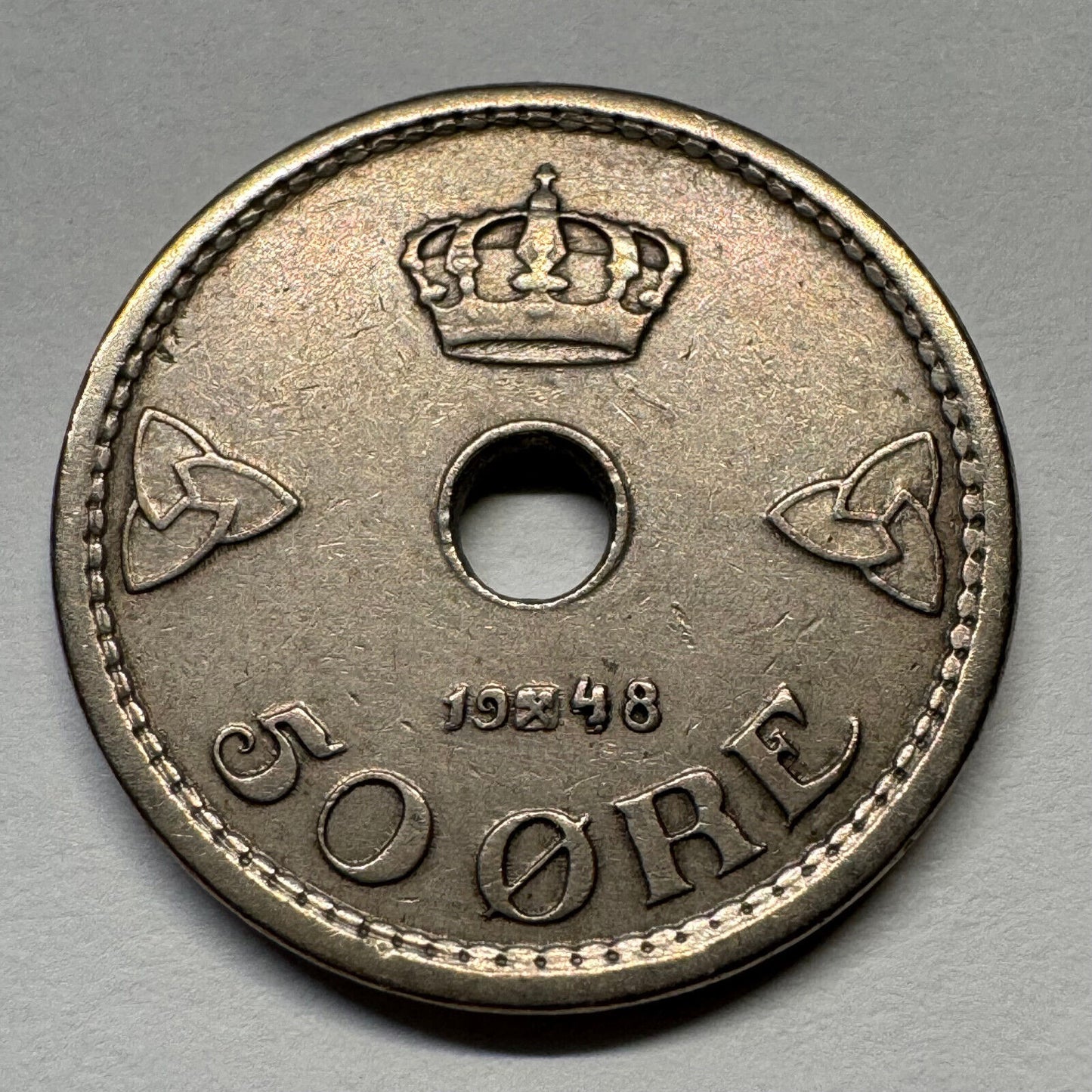 1948 Norway 50 Ore - Beautiful Coin - #B-058