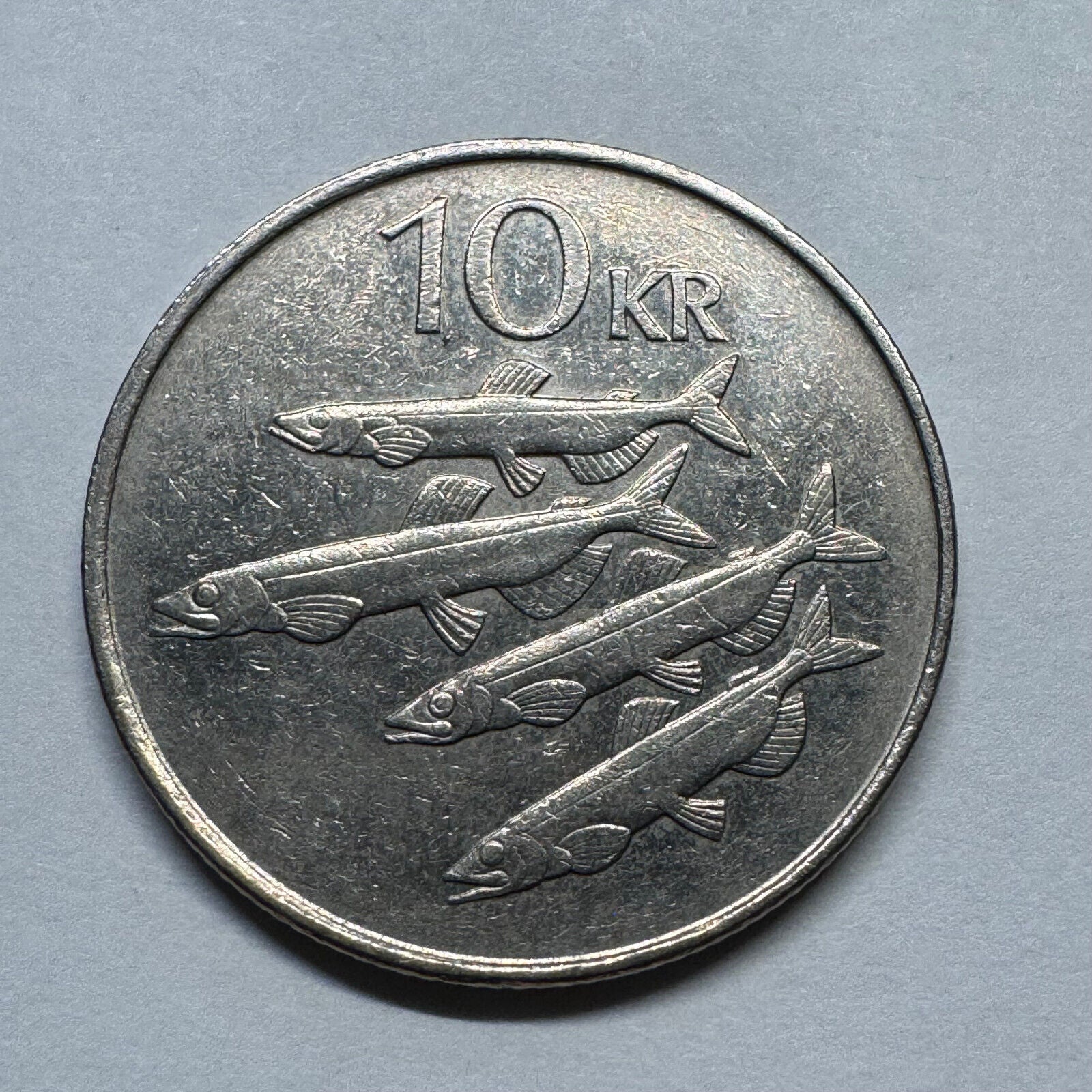 1994 Iceland 10 Kronur - Beautiful Coin - #B-018