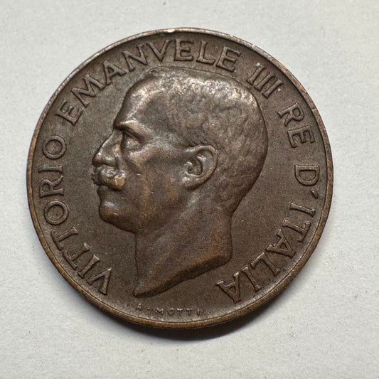 1934 Italy 5 Centesimi - Beautiful Coin - #B-056