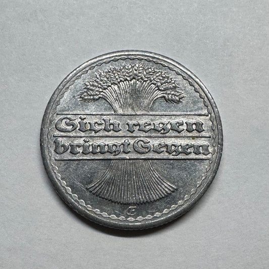 1920 Portugal 50 Pfennig - Beautiful Coin - #B-016